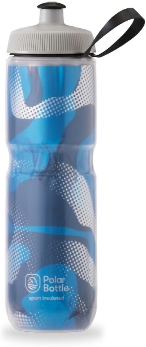 Polar Bottle Sport Insulated Water Bottle - Leak Proof Water Bottles Keep Water Cooler 2X Longer Than a Regular Reusable Water Bottle -BPA-Free, Sport & Bike Squeeze Bottle with Handle