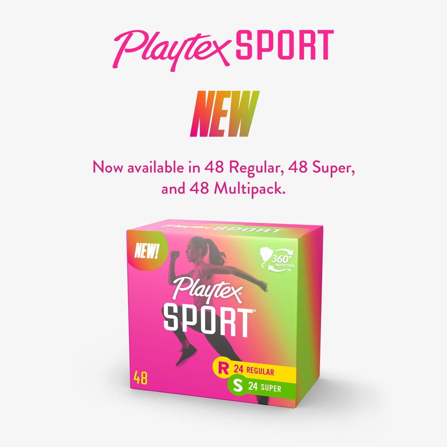 Playtex Sport Tampons, Super Absorbency, Fragrance-Free - 48ct - Image 9