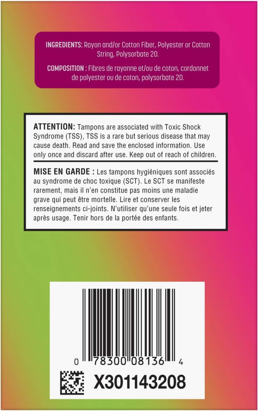 Playtex Sport Tampons, Super Plus Absorbency, Fragrance-Free - 36ct - Image 13