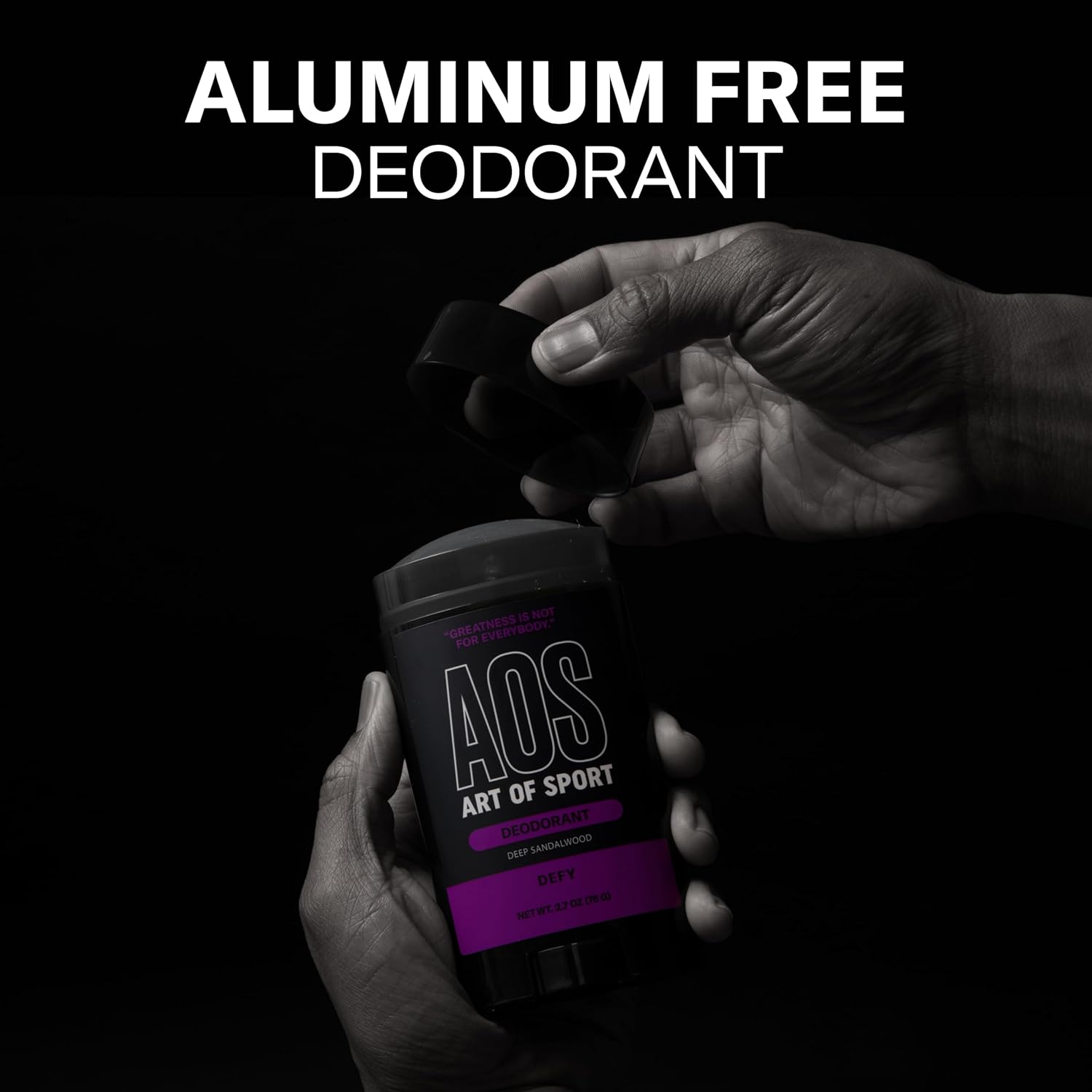 Art of Sport Men’s Deodorant, Aluminum Free, Sandalwood Fragrance, Made with Natural Botanicals, Moisturizing Tea Tree Soap, Made for Athletes, Defy Scent, 2.7 Ounce (Pack of 2) - Image 4