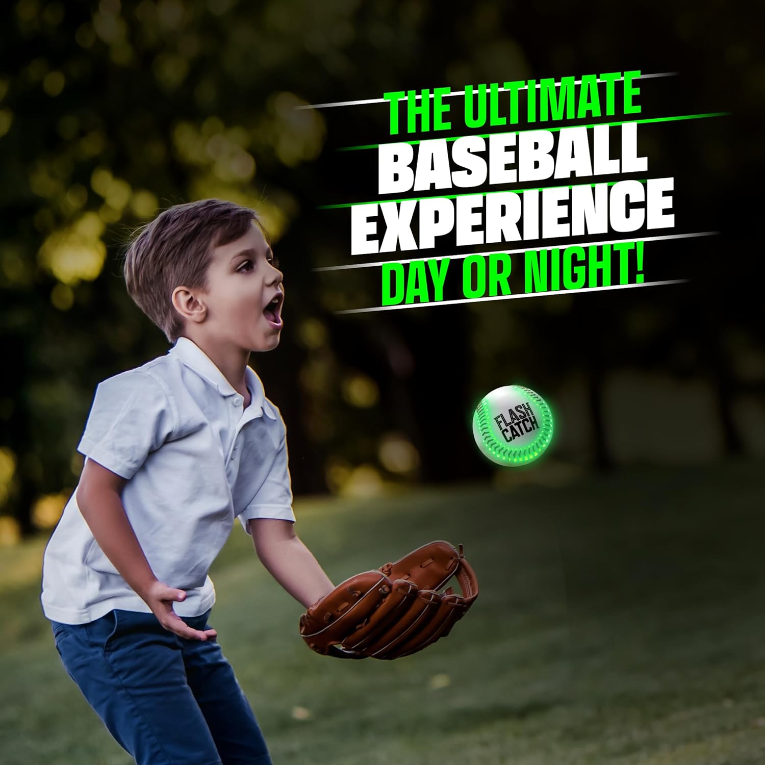 Light Up Baseball - Sports Gifts for Boys - Ball Accessories Gear Easter Gift Ideas for Teenage Boy - Glow in Dark Balls - Cool Toys Games for Teen Kids Players Age 8, 9, 10, 11, 12, 13, 14 Year Old - Image 2