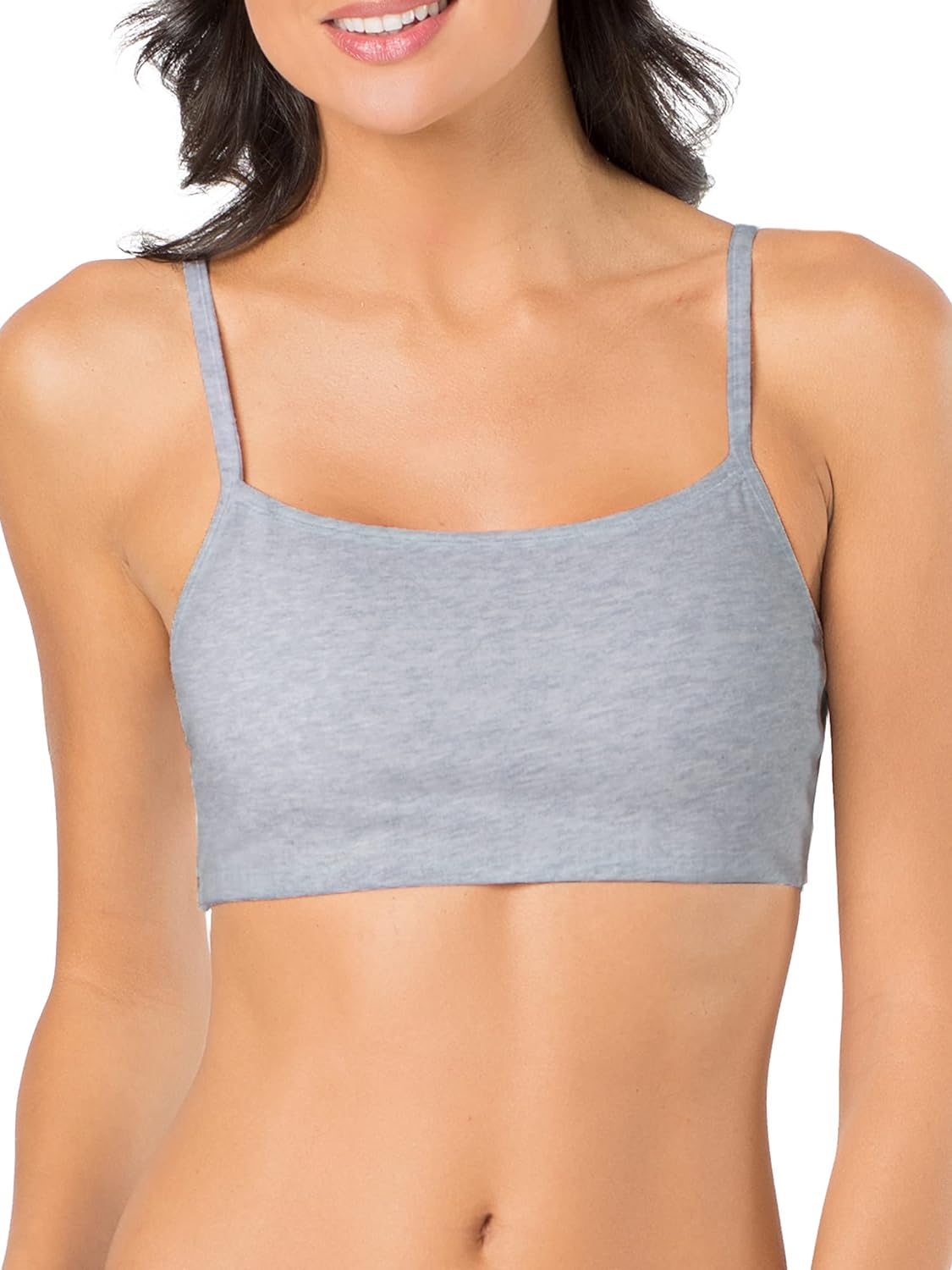 Fruit of the Loom Women's Spaghetti Strap Cotton Pullover Sports Bra Value Pack - Image 4