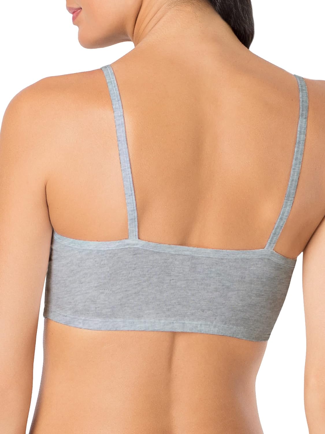 Fruit of the Loom Women's Spaghetti Strap Cotton Pullover Sports Bra Value Pack - Image 6