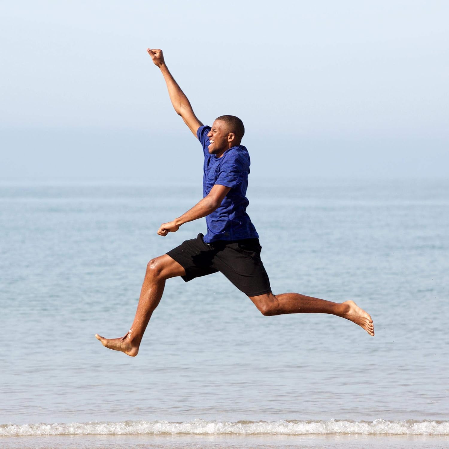 Men's Athletic Shorts with Pockets and Elastic Waistband Quick Dry Activewear Workout Shorts for Men - Image 3