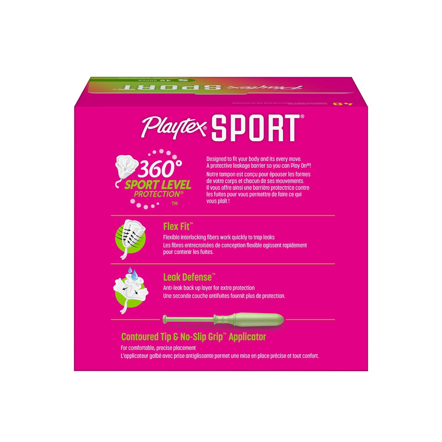 Playtex Sport Tampons, Super Absorbency, Fragrance-Free - 48ct - Image 2