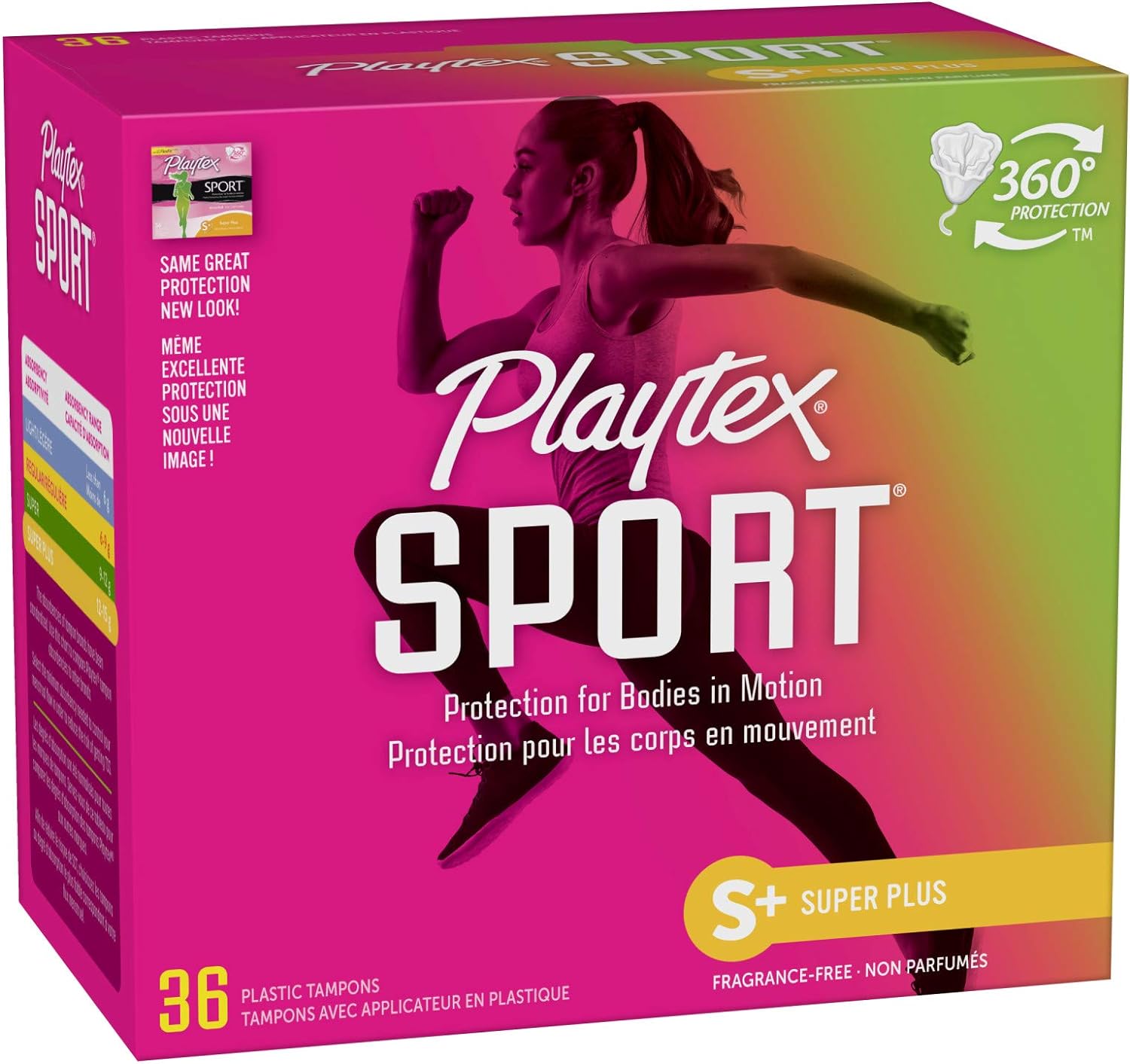 Playtex Sport Tampons, Super Plus Absorbency, Fragrance-Free - 36ct - Image 11