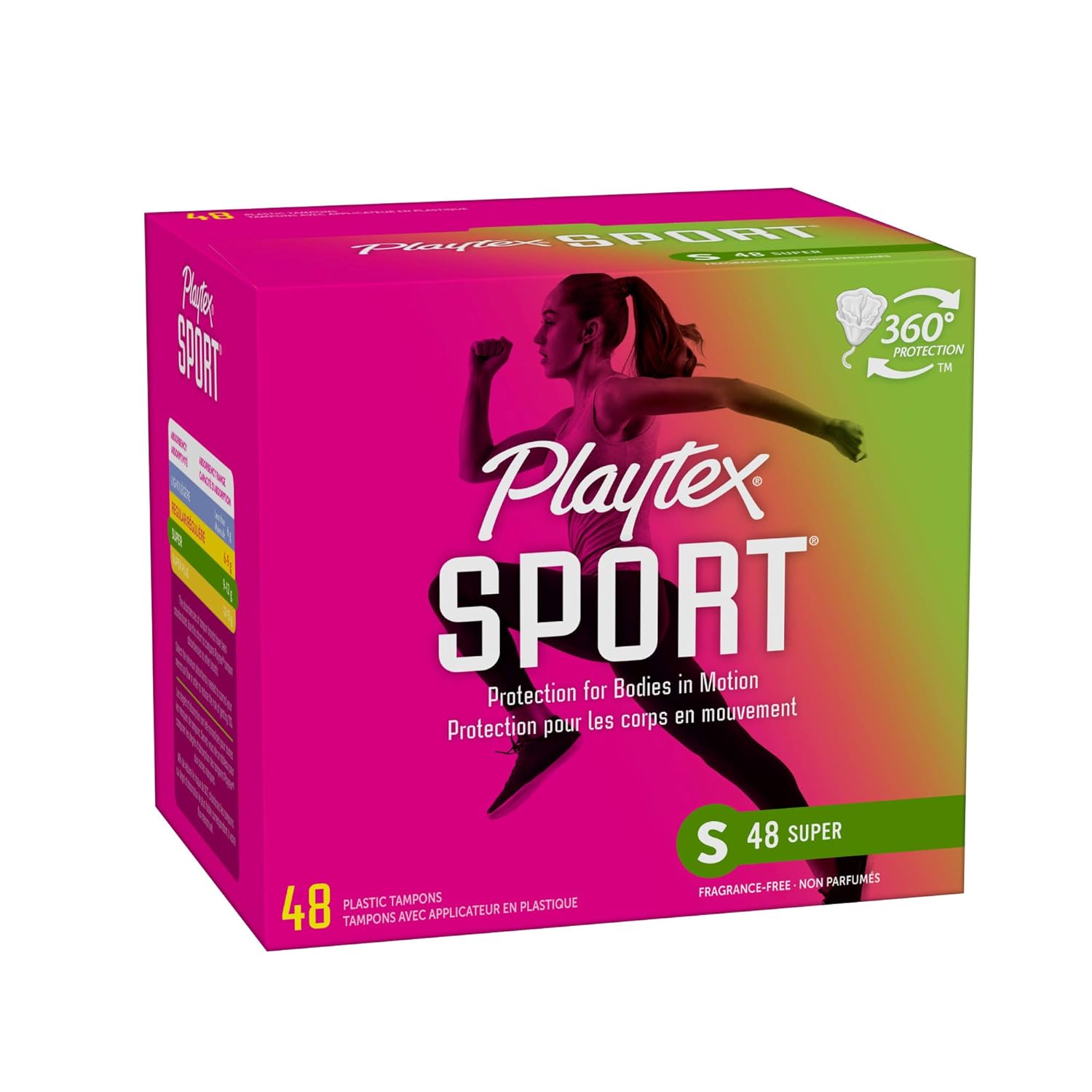 Playtex Sport Tampons, Super Absorbency, Fragrance-Free - 48ct - Image 10