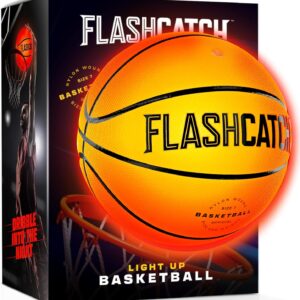 Light Up Basketball - Glow in the Dark Basketball - Sports Gear Accessories Gifts for Boys 8-15+ Year Old - Kids, Teens Gift Ideas - Cool Teen Boy Toys Ages 8 9 10 11 12 13 14 15 Age Outdoor Teenage