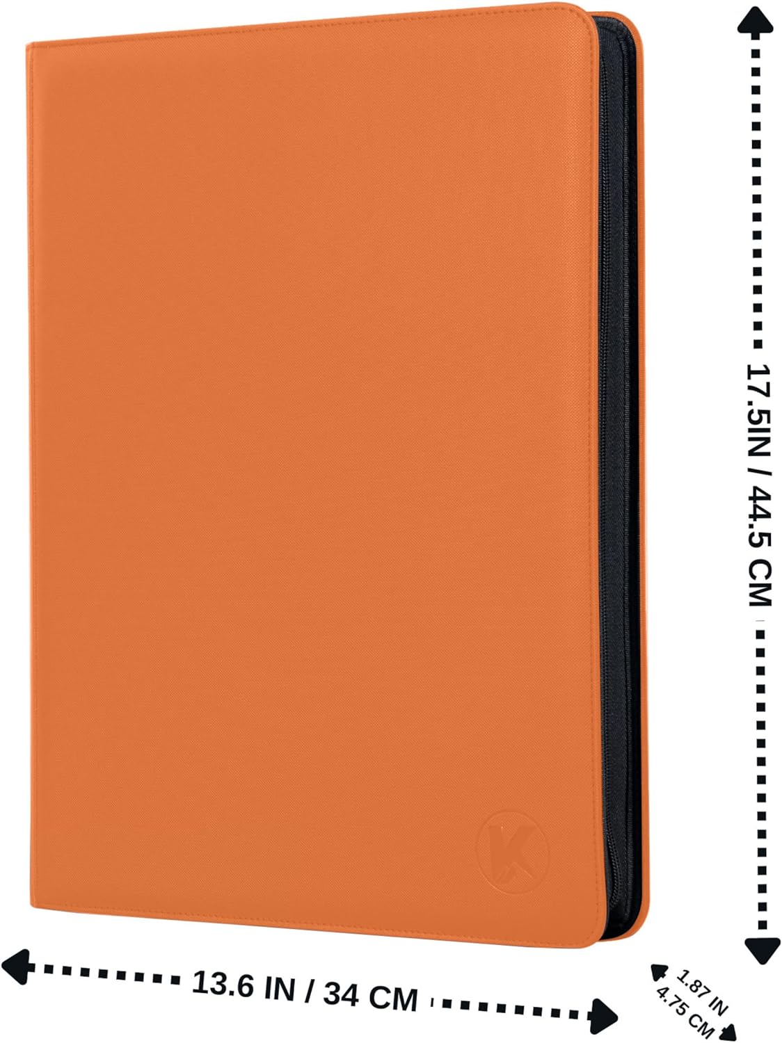 1000+ Pockets Trading Card Binder, 16-Pocket Card Ablum Compatible with MTG,Sports Cards & Other Standard Size Trading Card (ORANGE) - Image 6