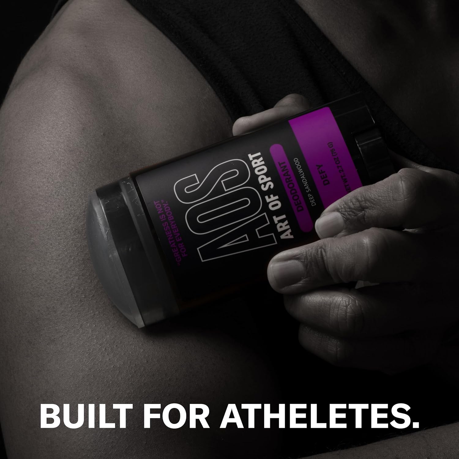 Art of Sport Men’s Deodorant, Aluminum Free, Sandalwood Fragrance, Made with Natural Botanicals, Moisturizing Tea Tree Soap, Made for Athletes, Defy Scent, 2.7 Ounce (Pack of 2) - Image 2