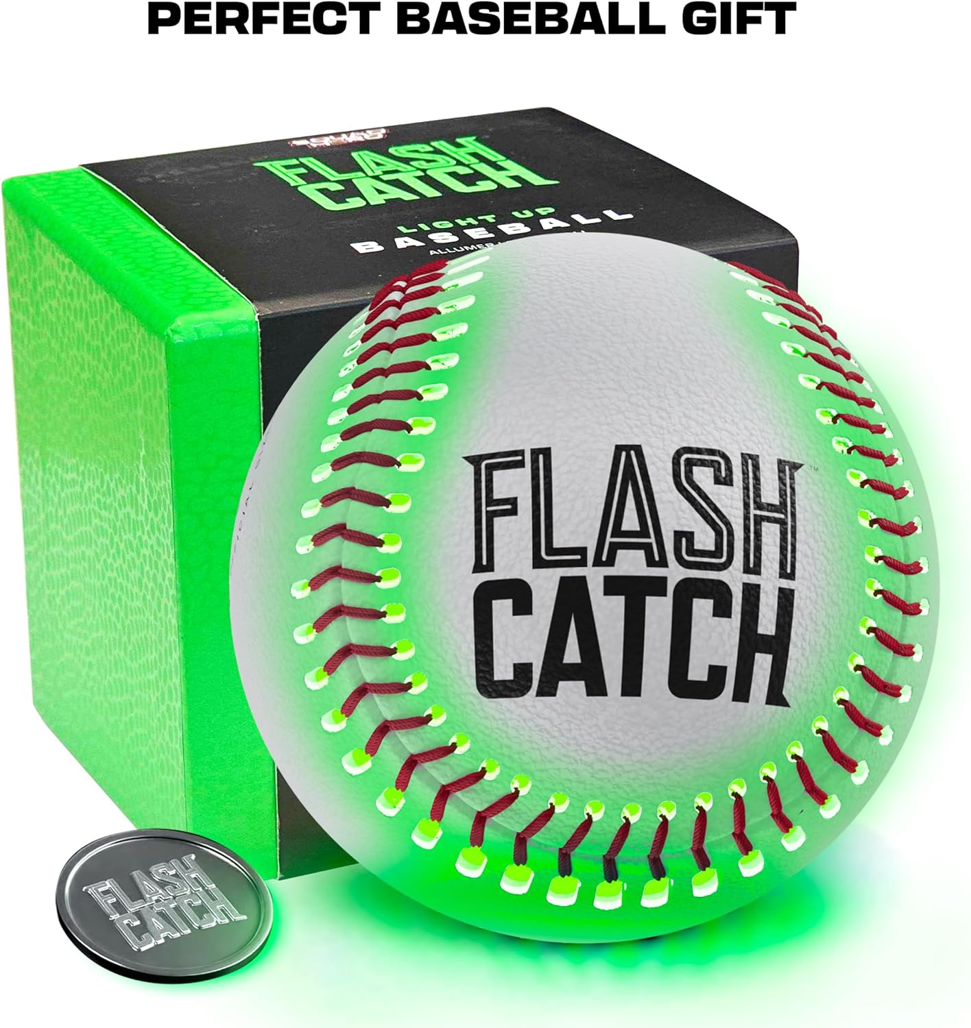 Light Up Baseball - Sports Gifts for Boys - Ball Accessories Gear Easter Gift Ideas for Teenage Boy - Glow in Dark Balls - Cool Toys Games for Teen Kids Players Age 8, 9, 10, 11, 12, 13, 14 Year Old - Image 7
