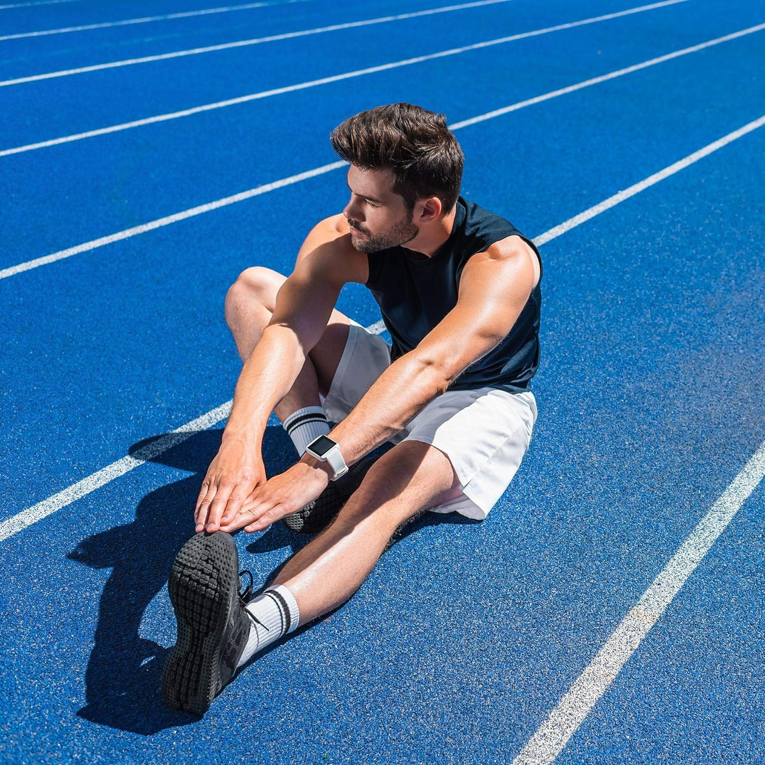 Men's Athletic Shorts with Pockets and Elastic Waistband Quick Dry Activewear Workout Shorts for Men - Image 5